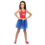 Fantasia Infantil Wonder Woman Dress Up - Mulher Maravilha