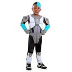 Ficha técnica e caractérísticas do produto Fantasia Jovens Titans Infantil Cyborg Luxo G 9-12