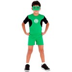 Ficha técnica e caractérísticas do produto Fantasia Lanterna Verde Pop Tam G 10 a 12 Anos -Sulamericana