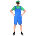 Ficha técnica e caractérísticas do produto Fantasia Luigi Adulto Verão - Super Mario M