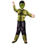 Ficha técnica e caractérísticas do produto Fantasia Luxo - Hulk - Avengers - Age Of Ultron - Rubies - G