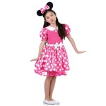 Ficha técnica e caractérísticas do produto Fantasia Minnie Rosa Infantil - Disney P