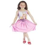 Ficha técnica e caractérísticas do produto Fantasia Princesa Bela Bebê Luxo - Tamanho M - Infantil