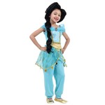 Ficha técnica e caractérísticas do produto Fantasia Jasmine Infantil Luxo - Disney Princesas P