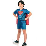 Fantasia Super Homem/ Superman Infantil Pop com Musculatura - Batman Vs Superman