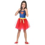 Ficha técnica e caractérísticas do produto Fantasia Super Mulher - Dress Up - Tamanho P