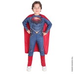 Ficha técnica e caractérísticas do produto Fantasia Superman Infantil Standard - o Homem de Aço P