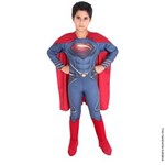 Ficha técnica e caractérísticas do produto Fantasia Superman Luxo - o Homem de Aço