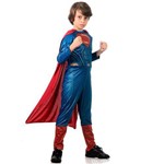 Fantasia Superman Vs Batman Infantil de Luxo com Músculo - P 2 - 4