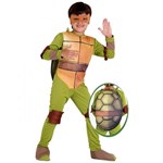 Fantasia Tartarugas Ninjas Michelangelo Infantil Luxo - Sulamericana