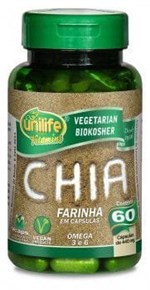 Ficha técnica e caractérísticas do produto Farinha de Chia 60 Cápsulas - Unilife