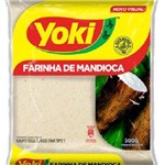 Ficha técnica e caractérísticas do produto Farinha de Mandioca 500g 1 Pacote Yoki