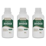 Ficha técnica e caractérísticas do produto Farmax Amoníaco Líquido 100ml - Kit com 03