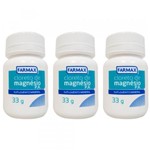 Ficha técnica e caractérísticas do produto Farmax Cloreto de Magnésio P. A. 33g (Kit C/03)