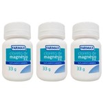 Ficha técnica e caractérísticas do produto Farmax Cloreto de Magnésio P. A. 33g - Kit com 03