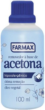 Ficha técnica e caractérísticas do produto Farmax - Removedor de Esmalte com Acetona - 100ml