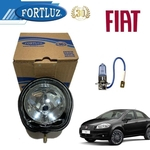 Ficha técnica e caractérísticas do produto Farol Auxiliar Fiat Linea 2008 Original Fortluz Super Branca