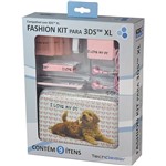 Ficha técnica e caractérísticas do produto Fashion Kit para 3DS XL Pets - Branco/Rosa - Tech Dealer