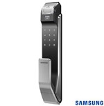 Ficha técnica e caractérísticas do produto Fechadura Digital Biométrica Samsung Capacidade de até 100 Digitais Prata e Preto - SHS-P718