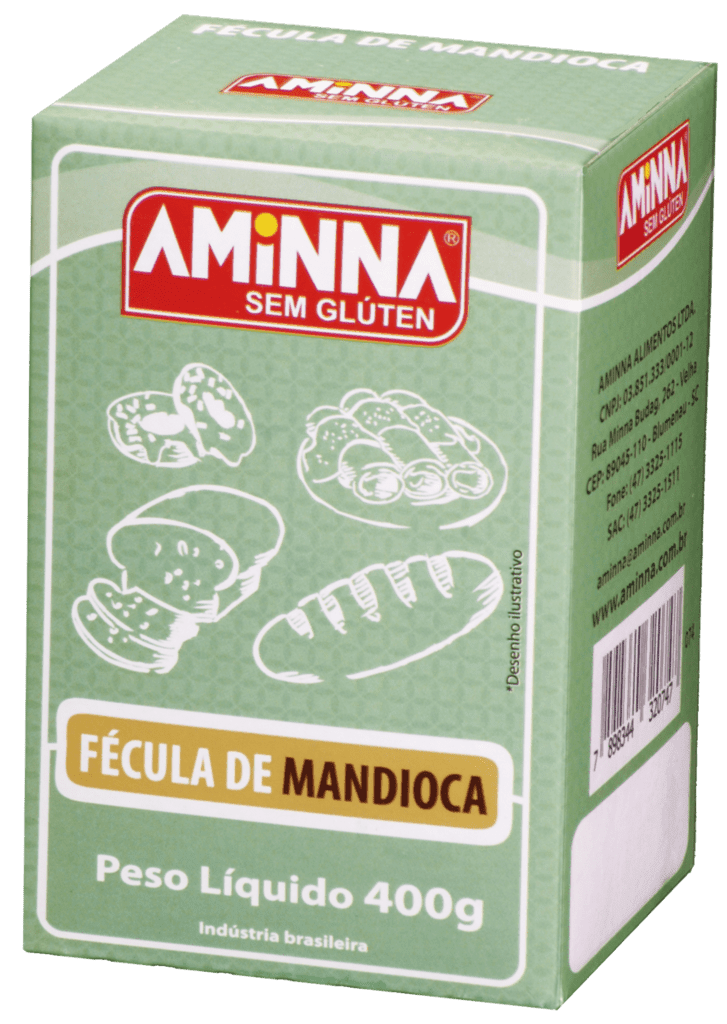 Ficha técnica e caractérísticas do produto Fécula de Mandioca Aminna 400G