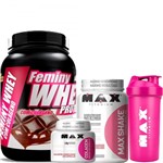 Ficha técnica e caractérísticas do produto Femini Whey + Colageno + Max Shake - Max Titanium