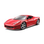 Ficha técnica e caractérísticas do produto Ferrari 458 Italia - Kit Assembly Line - 1/24 Maisto 39113