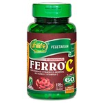 Ficha técnica e caractérísticas do produto Ferro com Vitamina C - 60 Cápsulas 500 Mg Unilife