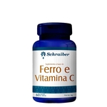 Ficha técnica e caractérísticas do produto Ferro e Vitamina C 60 Cápsulas Schraiber