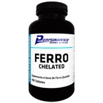 Ficha técnica e caractérísticas do produto Ferro Quelato - Performance Nutrition - 100 Tabletes - Sem Sabor