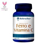 Ficha técnica e caractérísticas do produto Ferro + Vitamina C 400mg 60 Cápsulas Schraiber