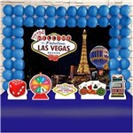 Ficha técnica e caractérísticas do produto Festa Aniversário Las Vegas Decoração Cenários Kit Ouro