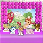 Ficha técnica e caractérísticas do produto Festa Aniversário Moranguinho Baby Decoração Kit Ouro