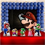 Ficha técnica e caractérísticas do produto Festa Aniversário Super Mario Decoração Cenário Kit Ouro