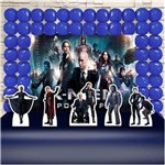 Ficha técnica e caractérísticas do produto Festa Aniversário X-Men Decoração Cenários Kit Ouro