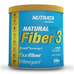 Fibras Reguladoras NATURAL FIBER 3 - Nutrata Suplementos - 200g - Natural