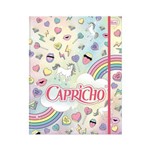 Ficha técnica e caractérísticas do produto Fichario Cartonado Capricho 80 Fls