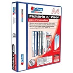 Ficha técnica e caractérísticas do produto Fichário Chies com Visor para Personalizar - 4 Argolas - A4 - Azul Royal - Ferragem 15 D - Dorso 3 C