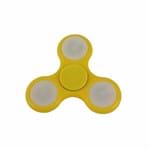 Ficha técnica e caractérísticas do produto Fidget Hand Spinner Toy Amarelo C/ Led - Fingertoy