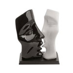 Ficha técnica e caractérísticas do produto Figurino de Casal 29\\5Cm Black And White de Ceramica - F9-1816