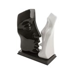 Ficha técnica e caractérísticas do produto Figurino de Casal 29,5cm Black And White de Ceramica