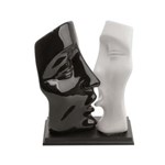 Ficha técnica e caractérísticas do produto Figurino de Casal 295Cm Black And White de Cerâmica - F9-1816 - Preto