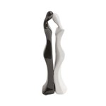 Ficha técnica e caractérísticas do produto Figurino de Namorados 30Cm Black And White de Cerâmica - F9-2034 - Preto
