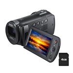 Ficha técnica e caractérísticas do produto Filmadora Samsung F80 Preta C/ LCD 2,7”, Grava em Alta Resolução, Zoom Óptico 52x, Detector de Face, Estabilização de Imagem e Smart Auto + Cartão 4GB