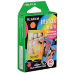 Ficha técnica e caractérísticas do produto Filme Instantâneo Fujifilm Instax Mini Rainbow Pack com 10 Unidades