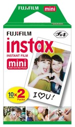 Ficha técnica e caractérísticas do produto Filme Instantâneo Fujifilm Instax Pack com 20 Unidades