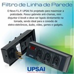 Ficha técnica e caractérísticas do produto Filtro de Linha de Parede Upsai 3 Tomadas