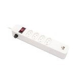 Ficha técnica e caractérísticas do produto Filtro de Linha Maxprint 4 Tomadas + USB - Branco
