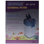 Ficha técnica e caractérísticas do produto Filtro Hopar Canister Biológico Externo /Hora Kf 2218