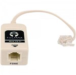 Ficha técnica e caractérísticas do produto Filtro Modem ADSL 1 Saida F2-T1 Branco TELMAX - 218