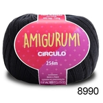 Ficha técnica e caractérísticas do produto Fio Amigurumi Circulo - Cor: 8990 Preto